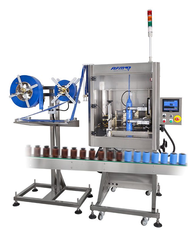 The LX-150 Shrink Sleeve Label and Tamper Evident Band Applicator