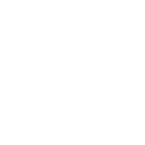 Simple white apple icon with a leaf and stem.